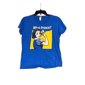 Snow White "What Prince?" Womens T-Shirt Size M